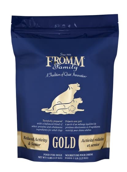 Fromm: REDUCED ACTIVITY & SENIOR GOLD food bag