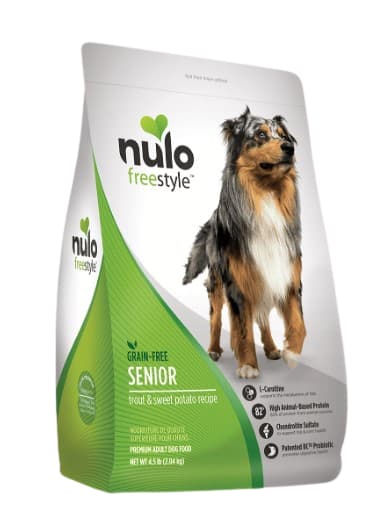 Nulo: FreeStyle High-Protein Kibble for Seniors Trout & Sweet Potato Recipe
food bag