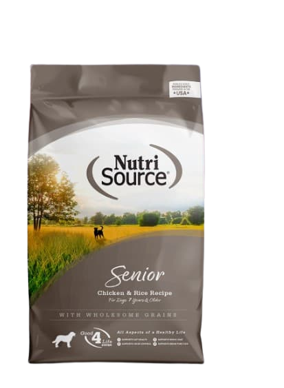 NutriSource: Senior Recipe food bag