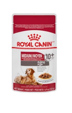 Royal Canin: Medium Aging 10+ Pouch Dog Food
food bag