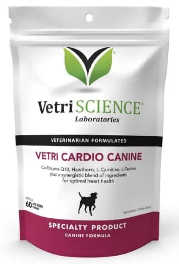 VetriSCIENCE: Vetri Cardio Canine Heart Supplement for Dogs CHEWS