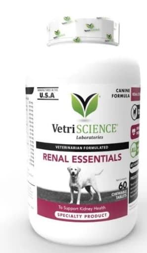 VetriSCIENCE: Renal Essentials Kidney Supplement for Dogs CHEWABLE TABLET