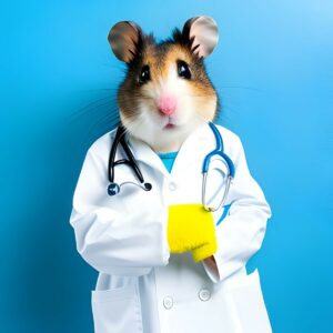 hamster is a doctor. 