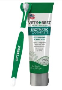 dog toothpaste and toothbrush 