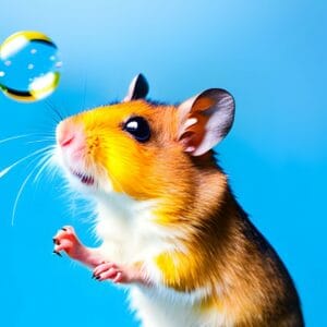 how to clean a hamster
