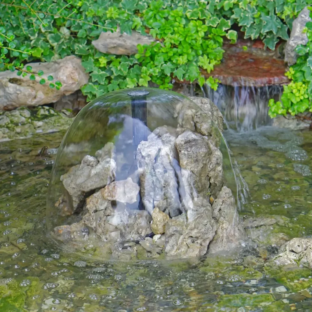 DIY fountain for koi pond